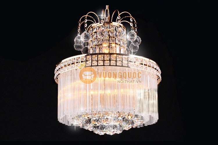 Đèn chùm pha lê kích thước lớn treo phòng khách CM161-3